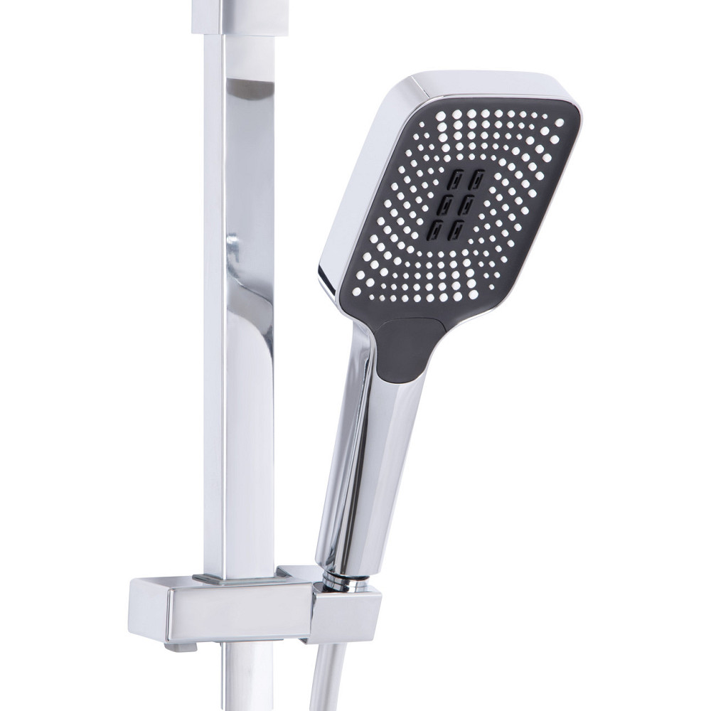 Душова система універсальна Qtap Sloup термостатична на три споживачі (з виливом) QTSLO51103OC48217 Chrome Київ - фото 5