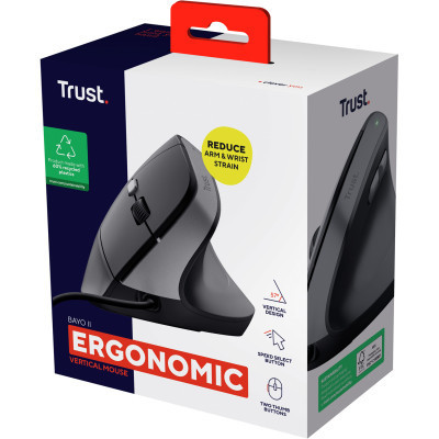 Мишка Trust Bayo II Ergonomic USB Black (25144) Вінниця - фото 2