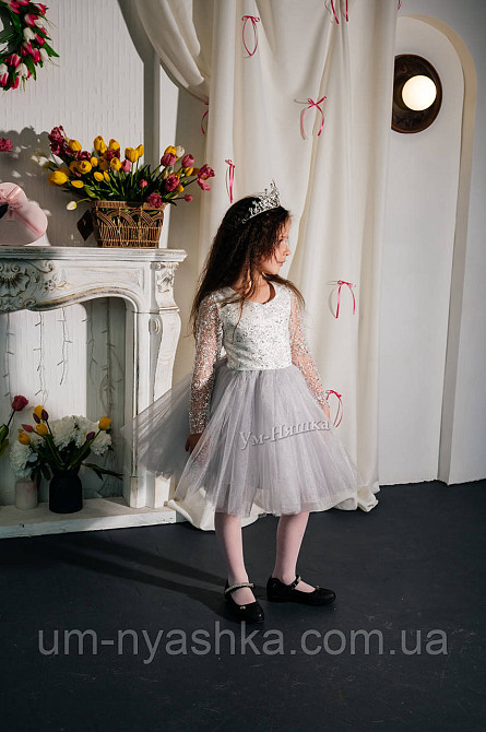 Платье Звездочки серебристое Костюм Звездочки Кривой Рог - изображение 3