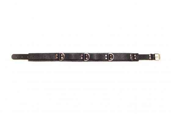Нашийник Slave leather collar, Black Sex Aura Київ