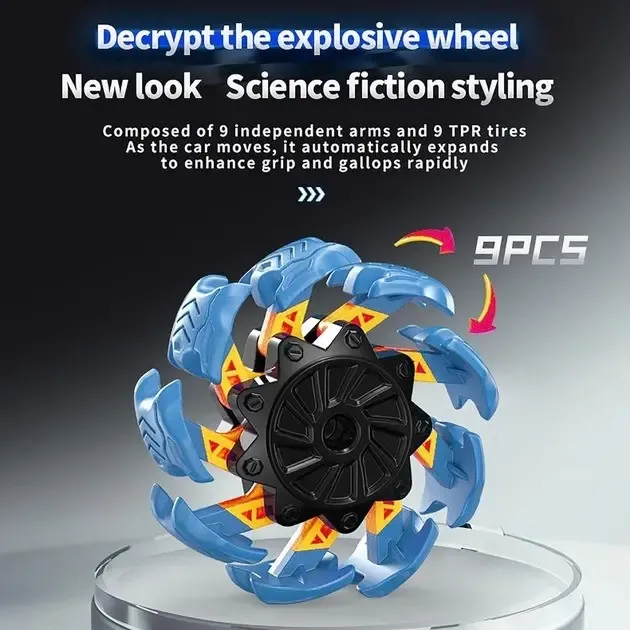 Машинка-перевертыш вездеход на радиоуправлении 868A-1 / Радиоуправляемая машинка Коломыя - изображение 4