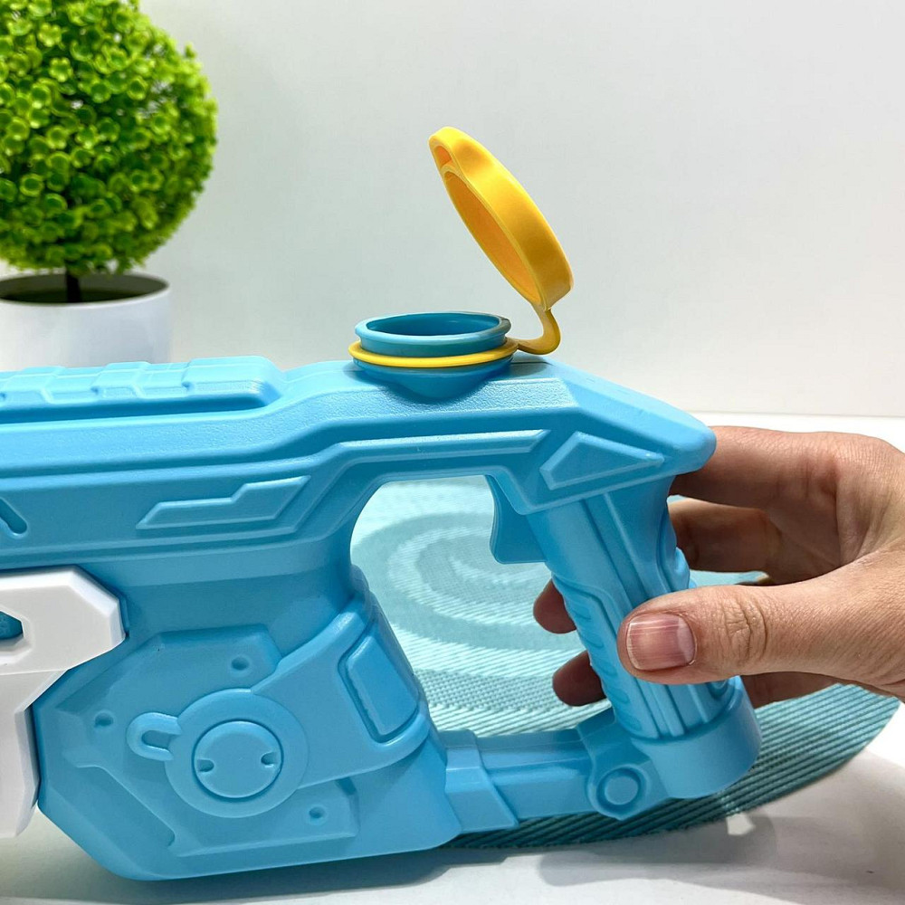 Бластер водяний з помпою 35 см Білий з блакитним (MR 0505) Чернигов - изображение 6