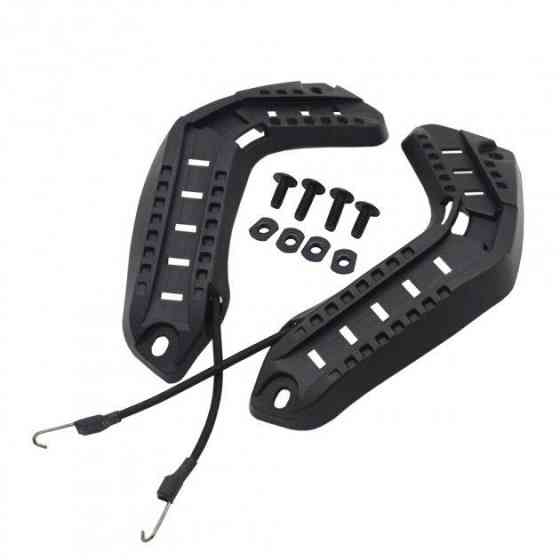 Рельсовое крепление на шлем каску FAST Планка Черный Винница