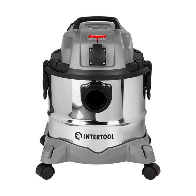 Пилосос INTERTOOL DT-1025, 1,4 кВт, >17 кПа, бак 20 л , розетка, HEPA фільтр, шланг 3 м - з металевим корпусом Львів - фото 6