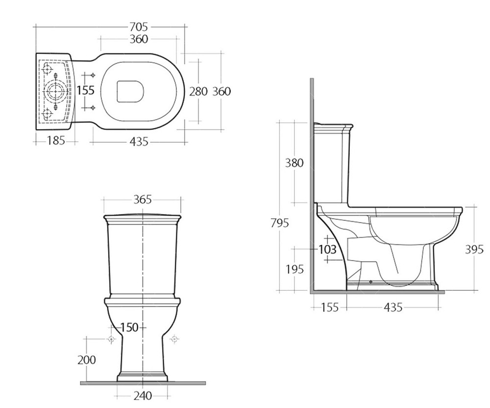 Комплект унитаз бачок RAK Ceramics Washington + крышка Gedy Smeraldo (RAK0047) Белый Винница - изображение 5