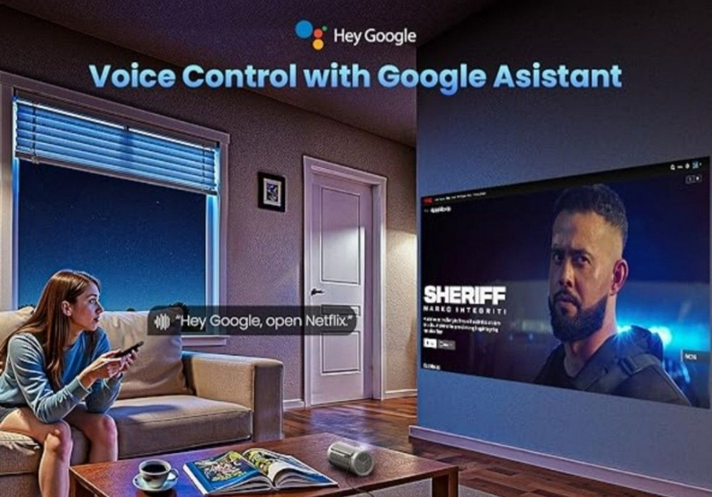 JMGO PicoPlay DLP,1080p,HDR10,3D,400 ISO lum.Netflix,GTV. Київ - фото 1