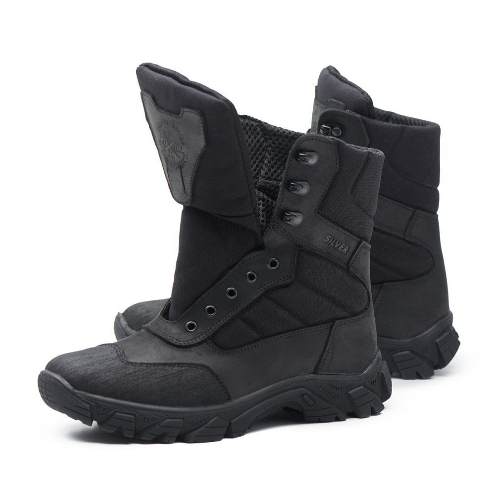 Тактичні берці Б6 чоловічі чорні - водонепроникні, вологостійкі, міцні, армійське взуття ЗСУ 38 Харків - фото 3