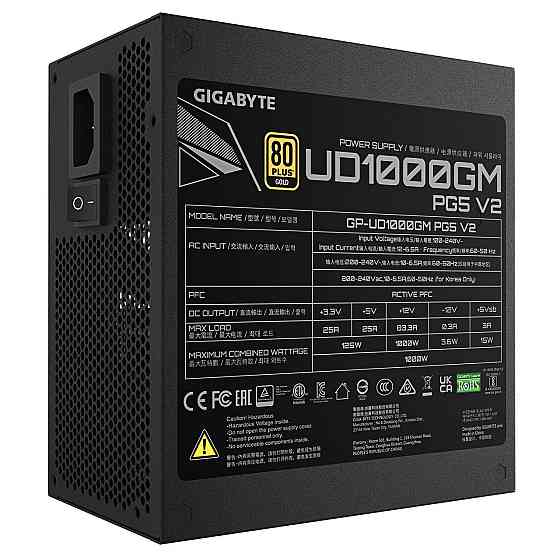 Блок живлення Gigabyte GP-UD1000GM PG5 V2 1000W ( 16266 ) Харьков