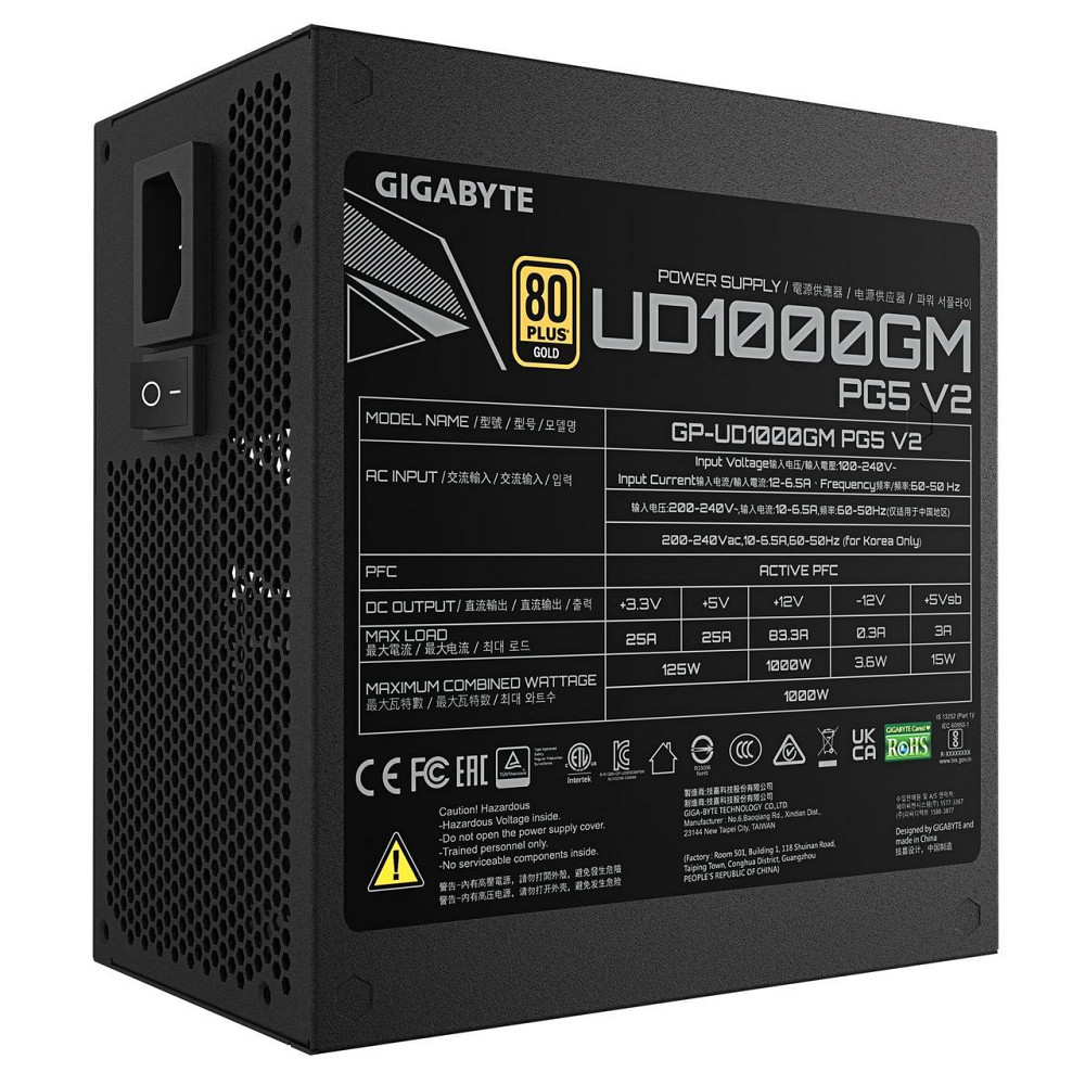 Блок живлення Gigabyte GP-UD1000GM PG5 V2 1000W ( 16266 ) Харьков - изображение 5