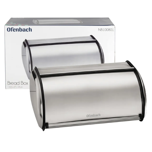 Хлібниця 43,5*27*18см нерж.сталь/пластик 100801 Ofenbach Житомир - изображение 2
