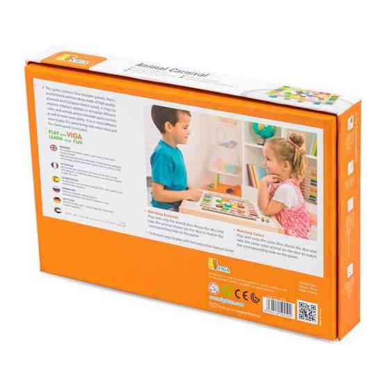 Настільна гра Viga Toys Карнавал тваринок (50450) Киев