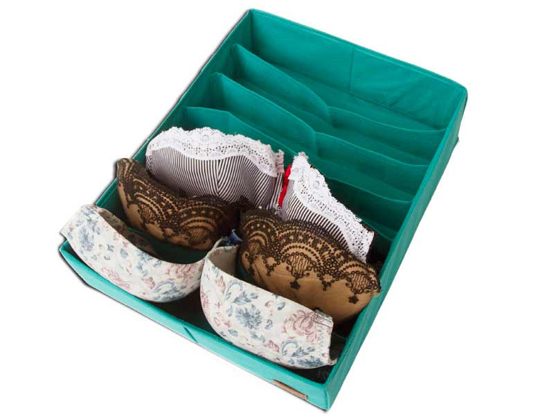 Набір органайзерів для нижньої білизни 2 шт Lzr002 (Лазур) Суми - фото 5