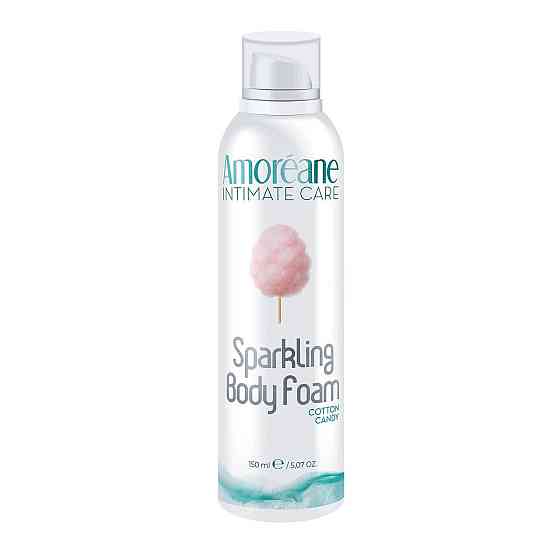 Масажна піна Amoreane Sparkling Body Foam Cotton Candy (150 мл) Sex Aura Київ