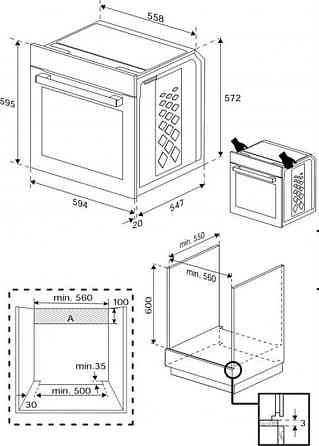 Духова шафа Beko BBIMM13400XCSW ( Чорний ) Харків