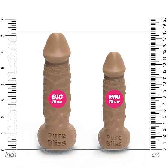 Крафтовое мыло-член с присоской Pure Bliss MINI Brown, натуральное Sex Aura Киев
