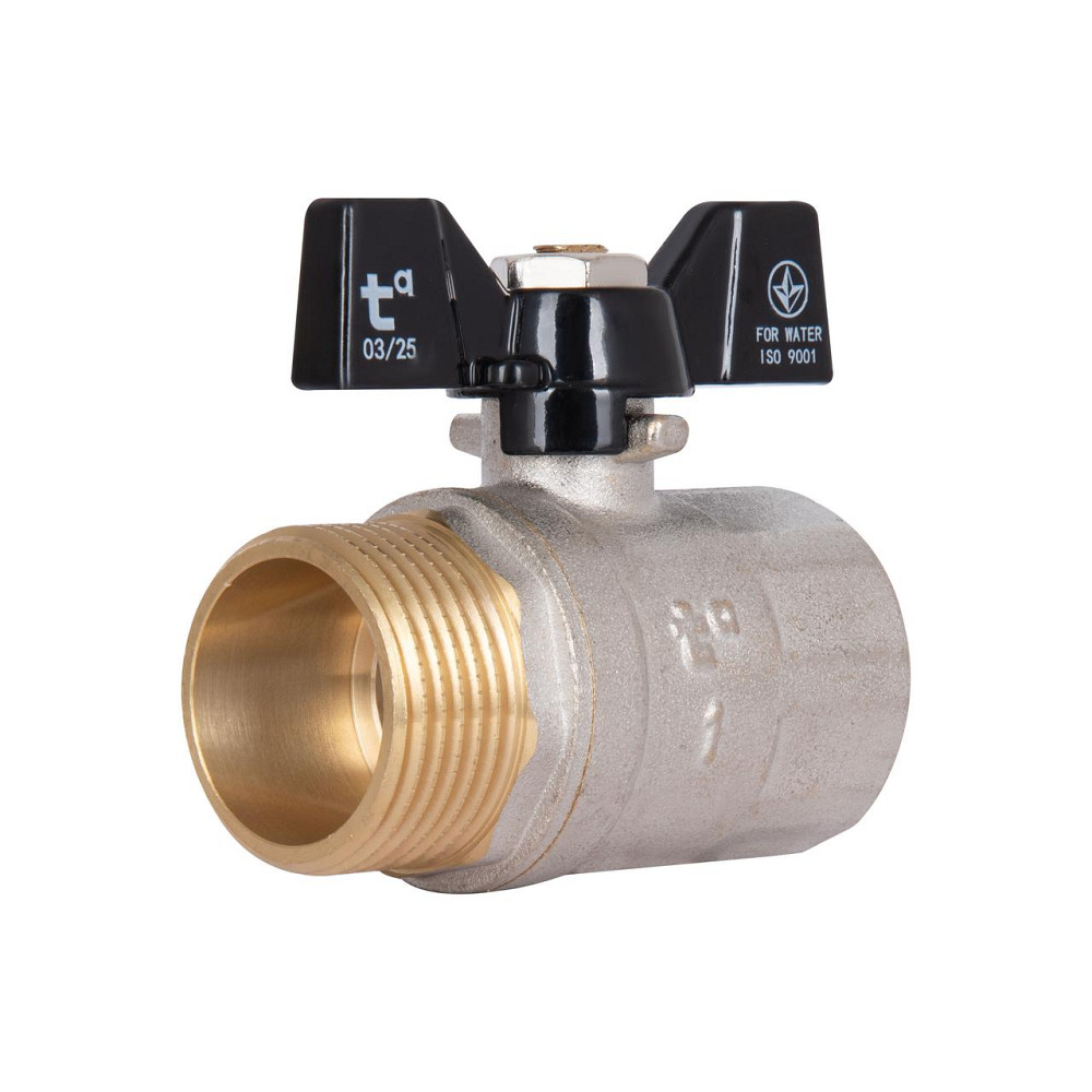 Кран кульовий Thermo Alliance Base 1" ВН для води (метелик) SD607W25 Київ - фото 1