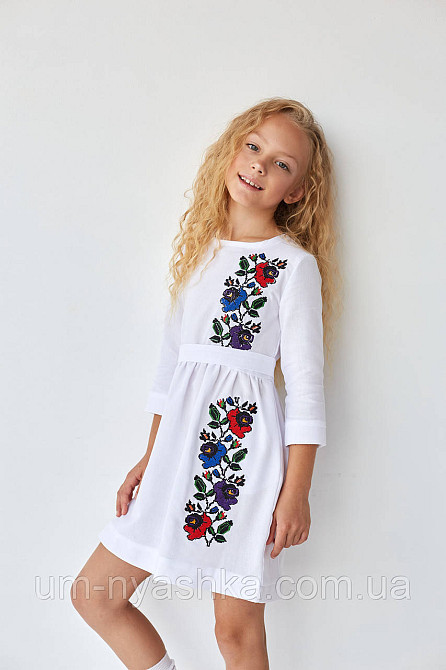 Детское платье-вышиванка вышитое платье 