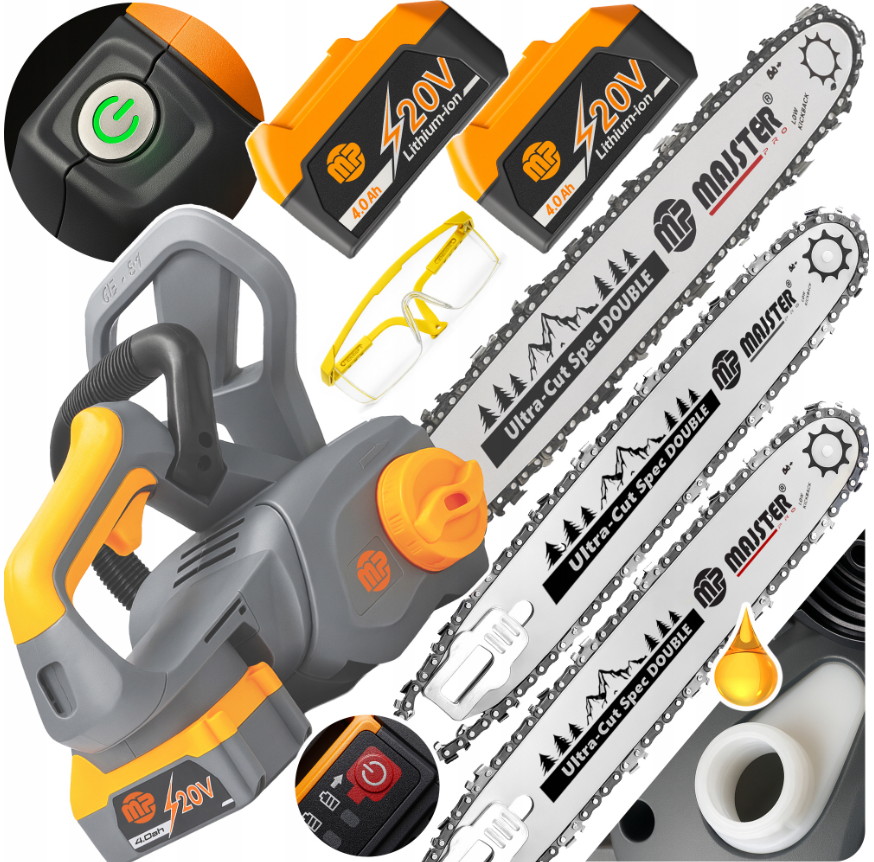 Электрическая цепная пила 1800Вт MAJSTER PRO (Польша) Киев - изображение 1