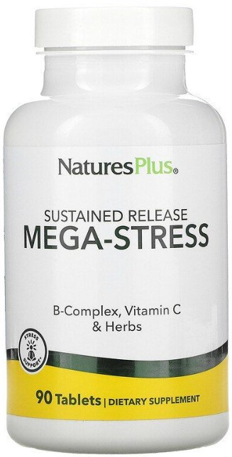 Вітаміни від стресу Nature's Plus Mega-Stress 90 таблеток Київ - фото 1