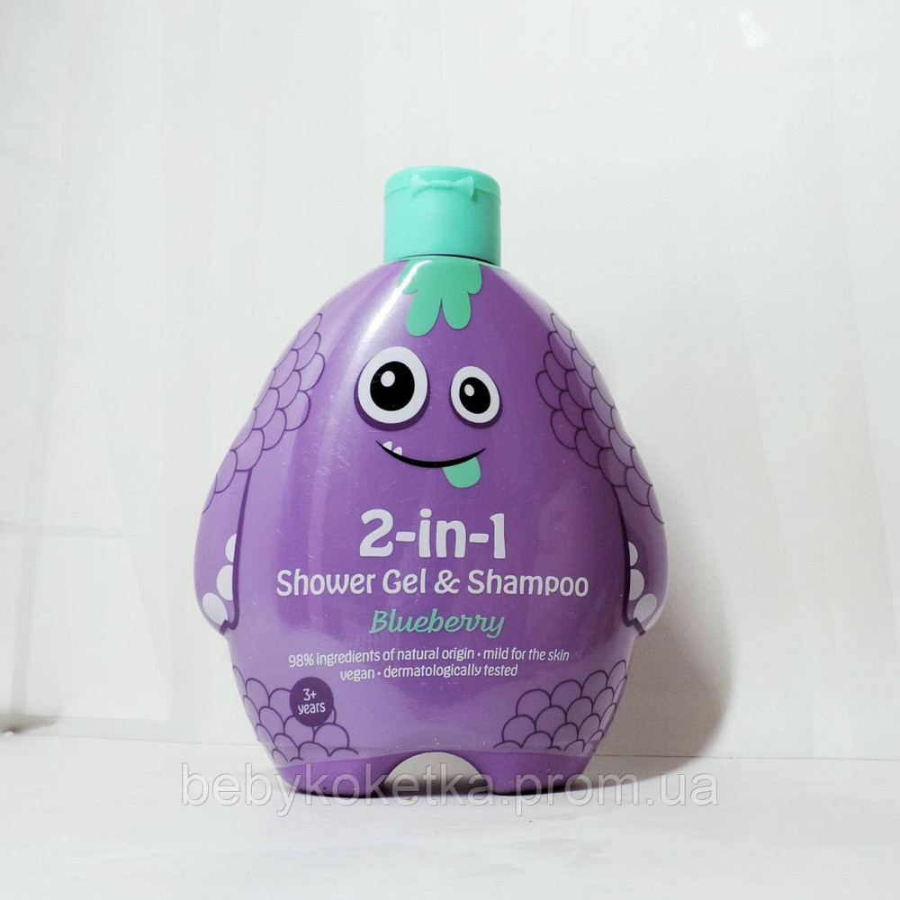 Дитячий шампунь та гель для душу 2 в1 Чорника 350 мл. Львів - фото 1