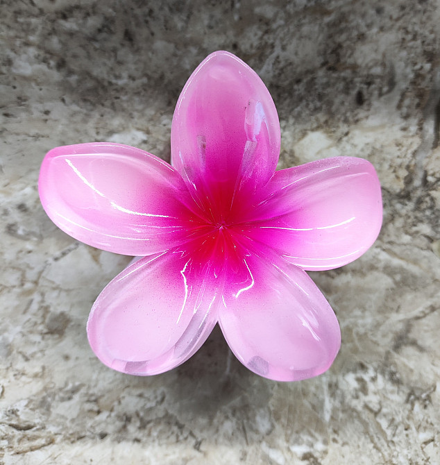 Заколка-крабік квітка Рожевий Смела - изображение 1