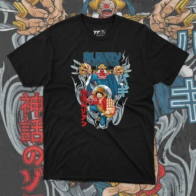 Футболка для подростка мальчика с принтом Ван Пис Луффі і Баггі Размер 160 Anime10182 Днепр - изображение 1