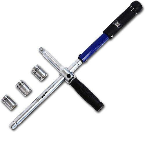 Динамометричний ключ із торцевими головками S&R 1/2"70-170 Hm Одеса - фото 1