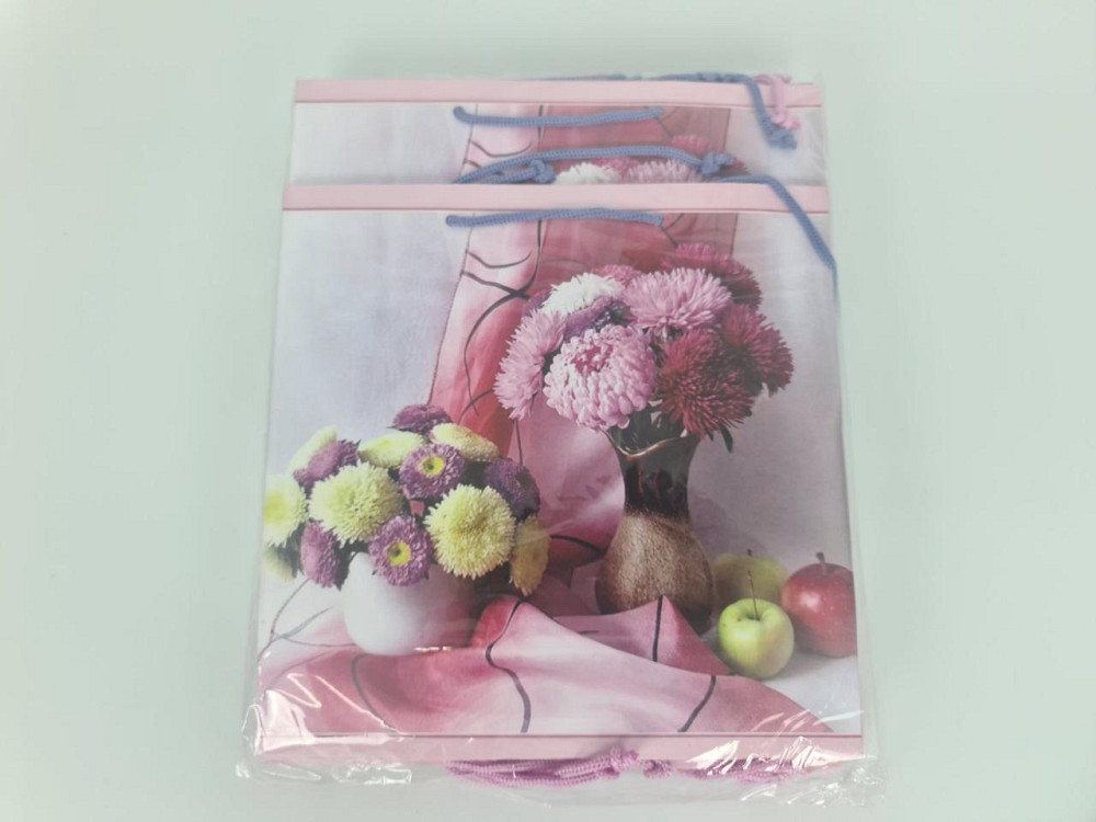 Пакет бумажный подарочный квадратный 23*24*10(артKV-109) (12 шт) Харьков - изображение 3