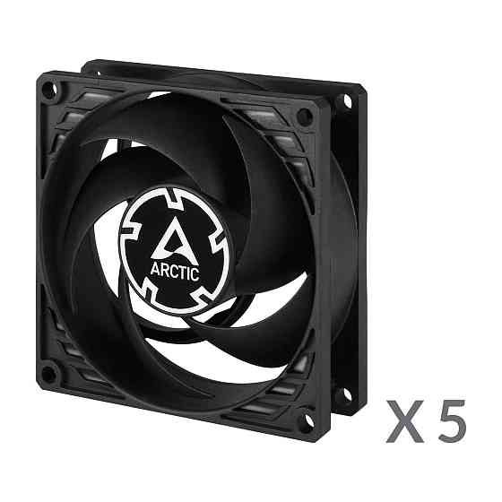 Вентилятор Arctic P8 PWM PST Black — 5 Pack (ACFAN00154A) ( 21328 ) Харьков