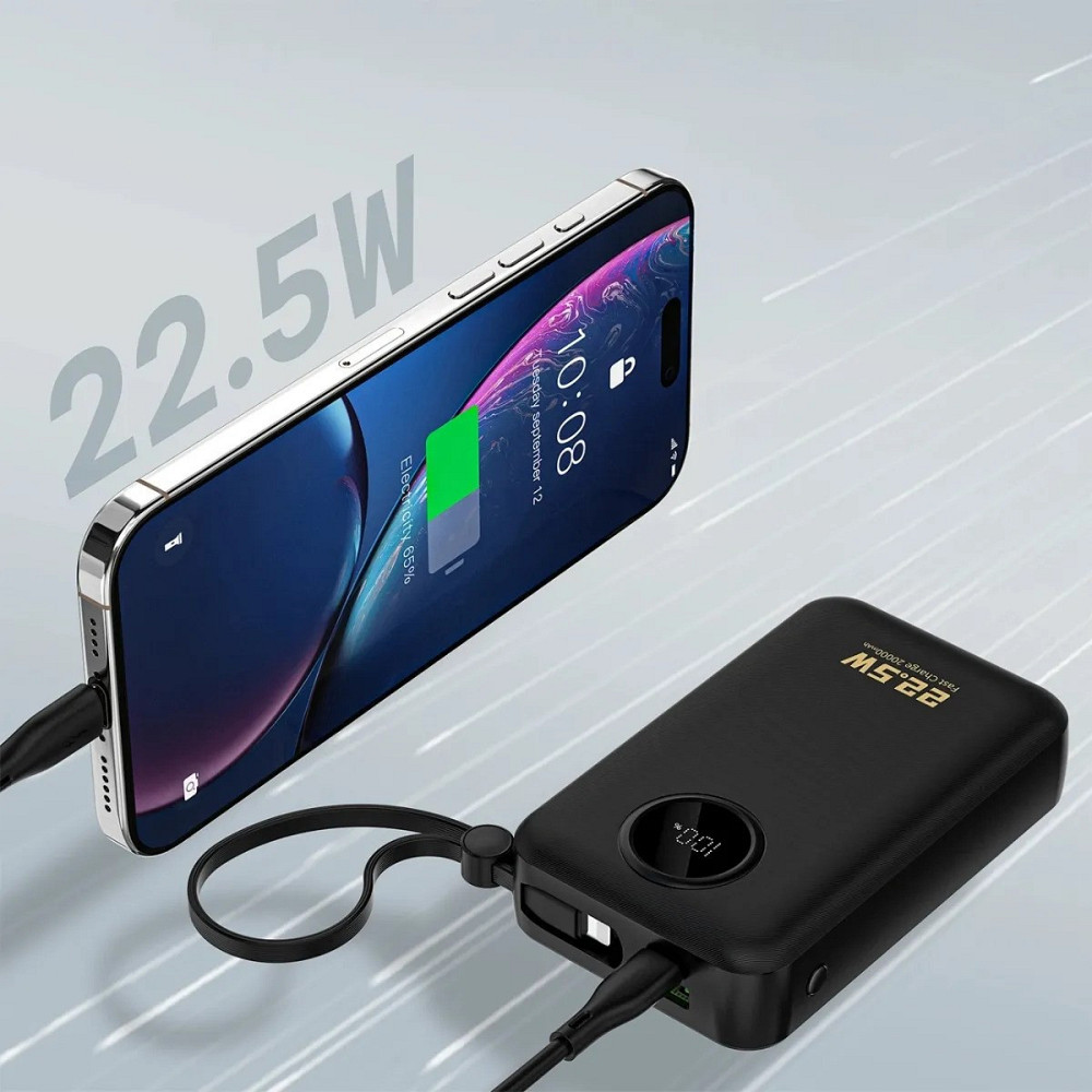Універсальна мобільна батарея Dudao K14+ 20000 mAh 22.5W Black (6977196680016) ( 25455 ) Харків - фото 8