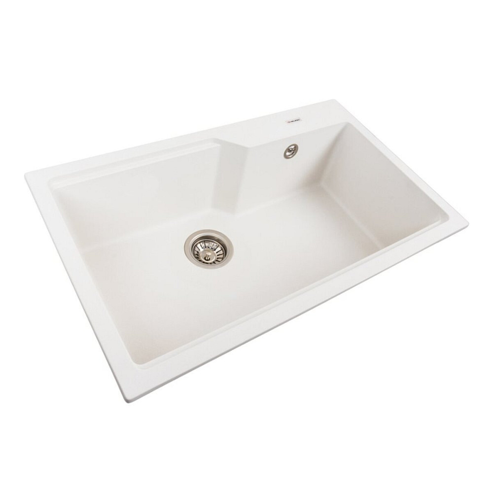 VALESO Гранітна мийка для кухні VALESO NIKA 7545 матова Білосніжний Киев - изображение 2