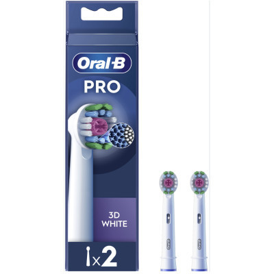 Насадка для зубної щітки Oral-B Pro 3D White, 2 шт (8006540847183) Вінниця - фото 1