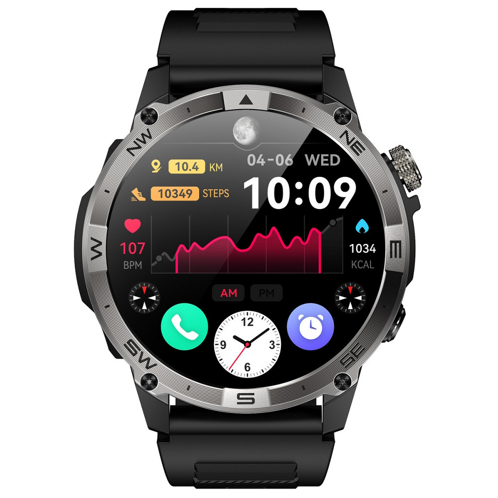 Умные часы North Edge GPS Smart Titan с компасом Черный Винница - изображение 11