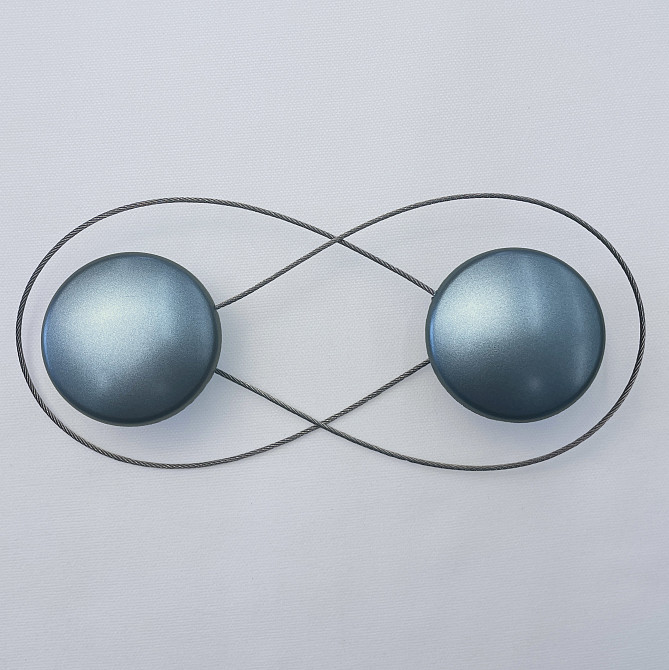 Магниты для штор и гардин Круг 2 шт Голубой (81-290) Киев - изображение 5