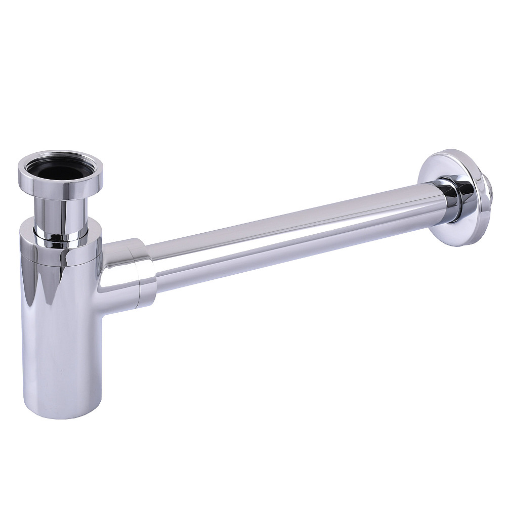 Сифон для раковин циліндричний Globus Lux GSB-32-125-00 1 1/4 ″, хром, латунь Луцьк - фото 3