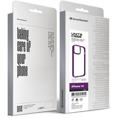 Чохол до мобільного телефона Armorstandart UNIT2 Apple iPhone 14 Purple (ARM69941) Вінниця - фото 5