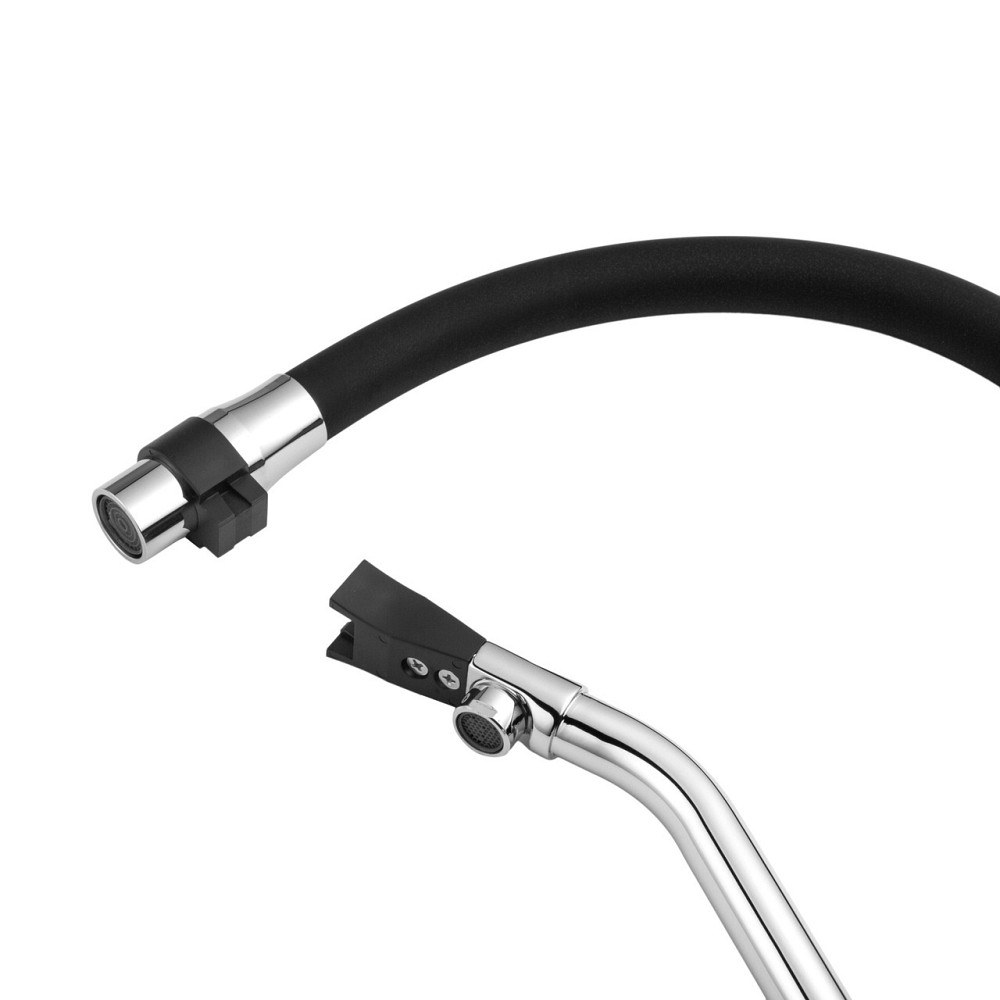 Смеситель для кухни Kroner KRP Kuche - C03816BLK Киев - изображение 9