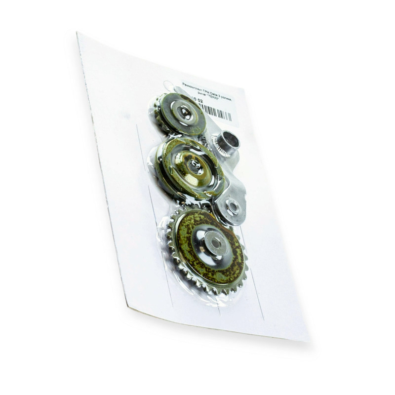 Натягувач Дельта ланцюга розподільного валу (3 ролика та важіль) мопед Мукачево - фото 1