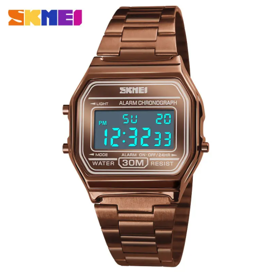 Наручний чоловічий годинник Skmei 1123 Коричневий Вінниця