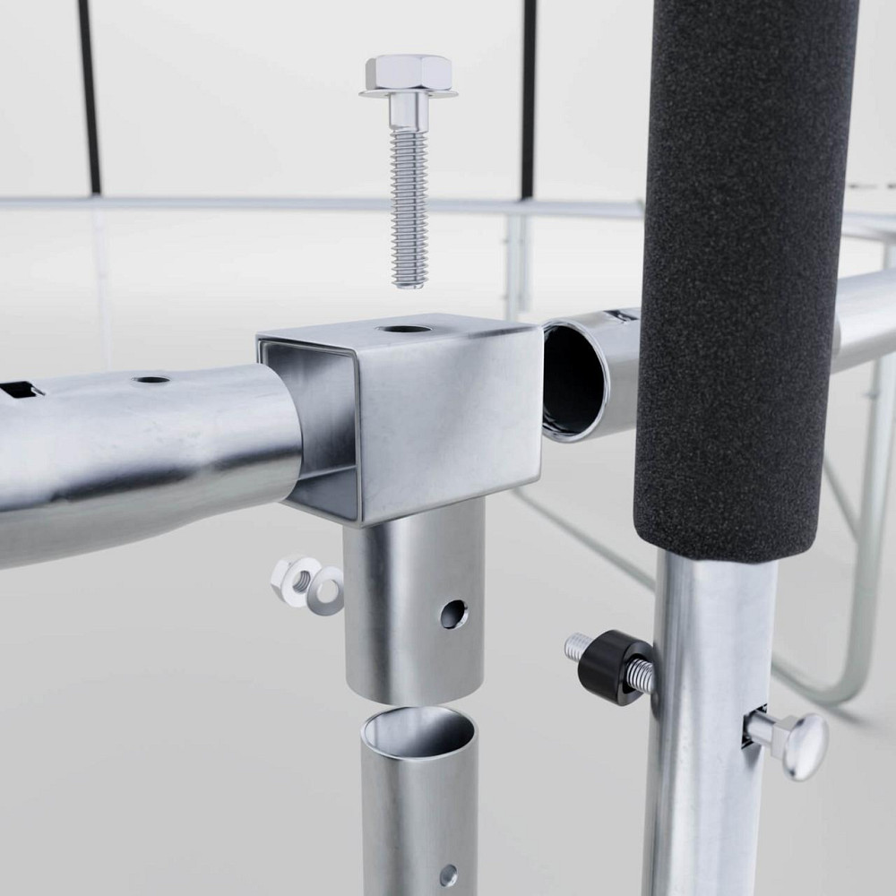 Батут Hop-Sport 10ft (305см) зелений з внутрішньою сіткою Киев - изображение 4