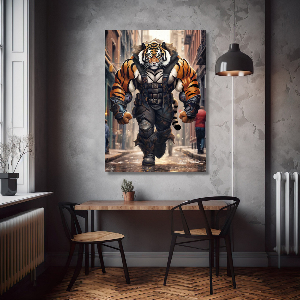 Картина Холсті в спортзал  Тигр  KLM_20 100х150 см Киев - изображение 2