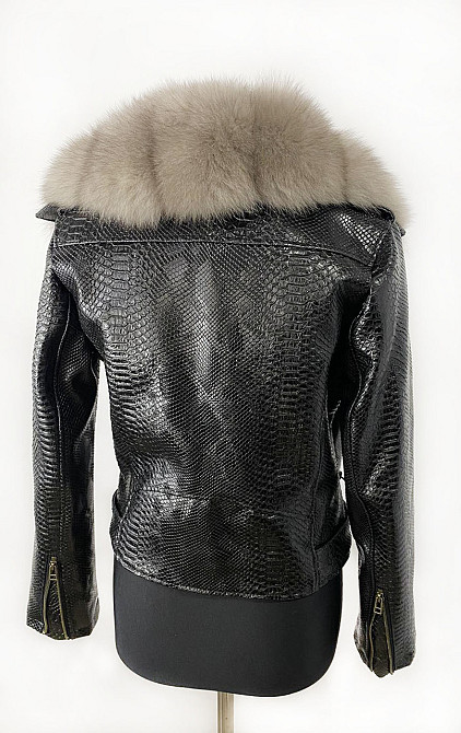 Куртка косуха жіноча з хутром песця під Соболь р 42 Харків - фото 5