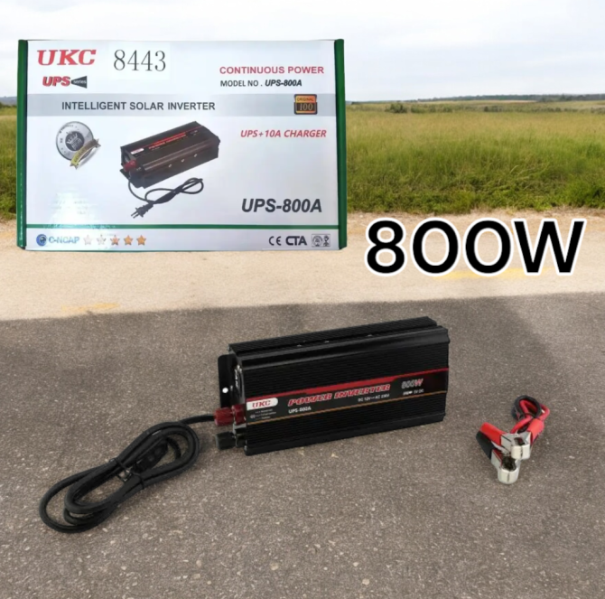 Інвертор-Перетворювач AC/DC UPS 800W charge Київ - фото 1