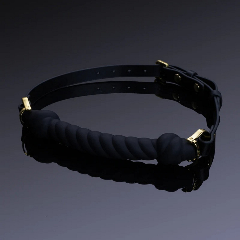 Кляп у формі джгута UPKO Desire for Mouth Bondage Collection, чорний Sex Aura Київ - фото 1