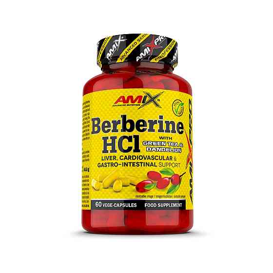 AmixPro Berberine HCl with GreenTea & Dandelion 60cps Луцк