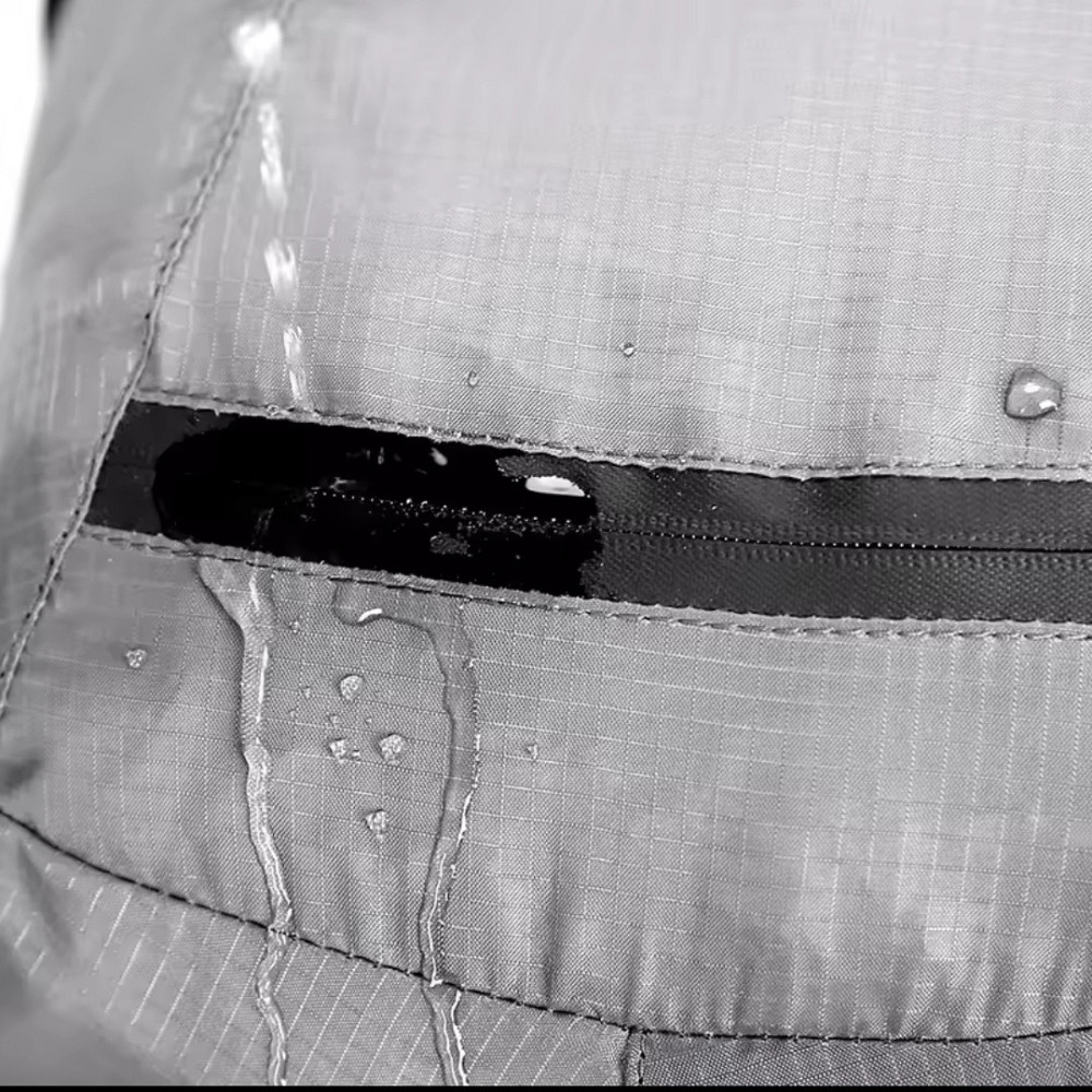 Туристический портативный складной легкий рюкзак 18 л 4 кармана водонепроницаемый 41 на 24 см серый Киев - изображение 7