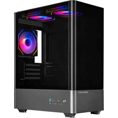 Корпус Prologix Lumi GM-01AB Glass Black Вінниця