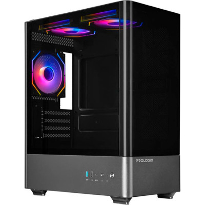 Корпус Prologix Lumi GM-01AB Glass Black Винница - изображение 1