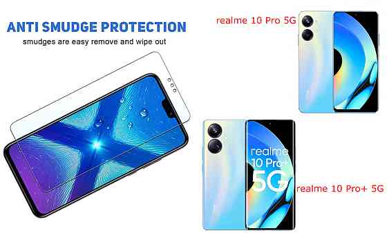 Защитное стекло NeoGlass для realme 10 Pro 5G, realme 10 Pro+ 5G – ультрапрозрачное и устойчивое Киев