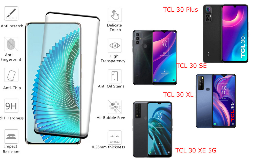 Захисне скло HyperGlass Pro для TCL 30 Plus, TCL 30 SE, TCL 30 XL, TCL 30 XE 5G – максимальна чутливість та захист Київ - фото 2
